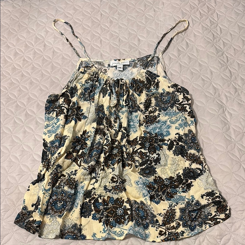 Floral Print Spaghetti Strap Top
